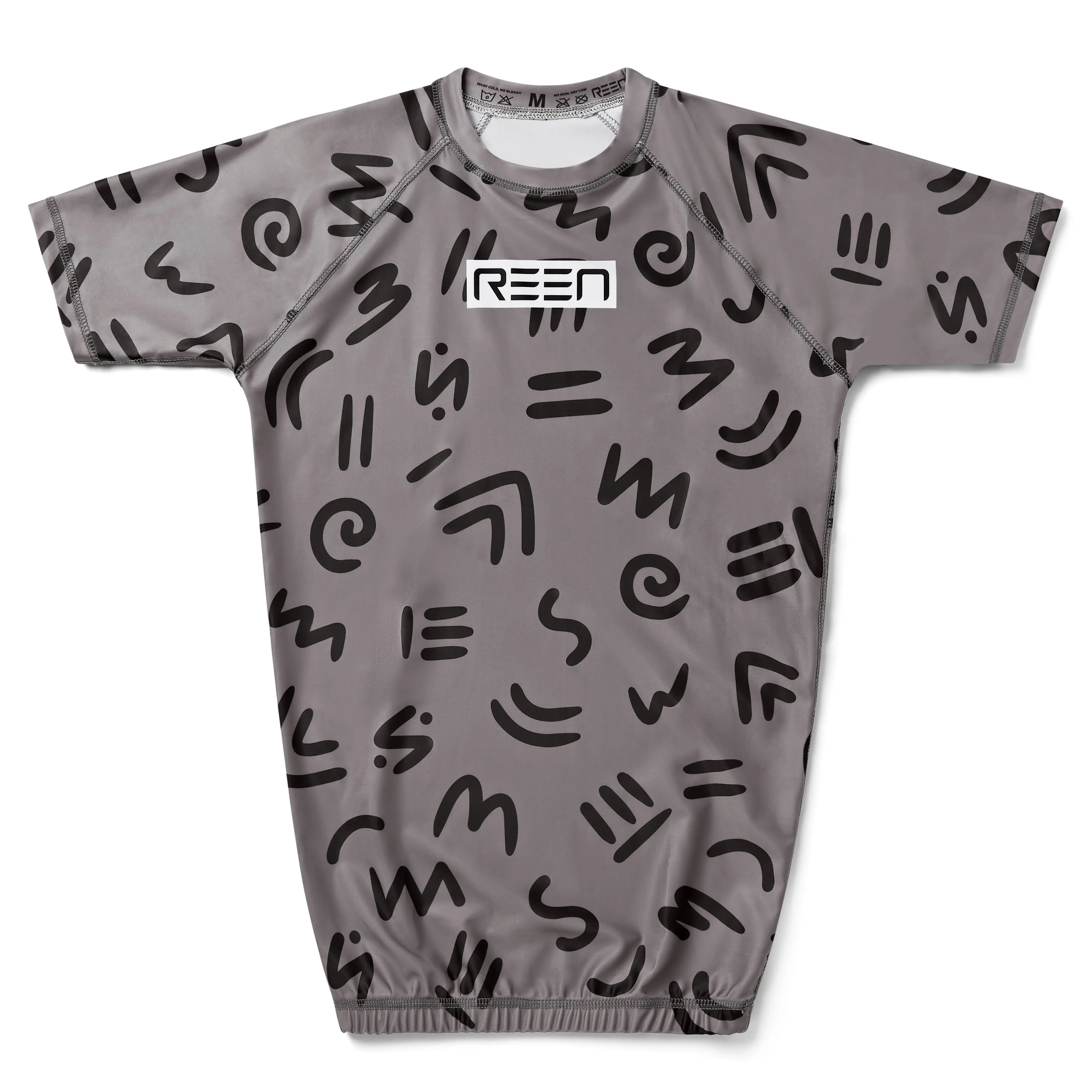 R1:23 Rashguard Grey - REEN Jiu Jitsu