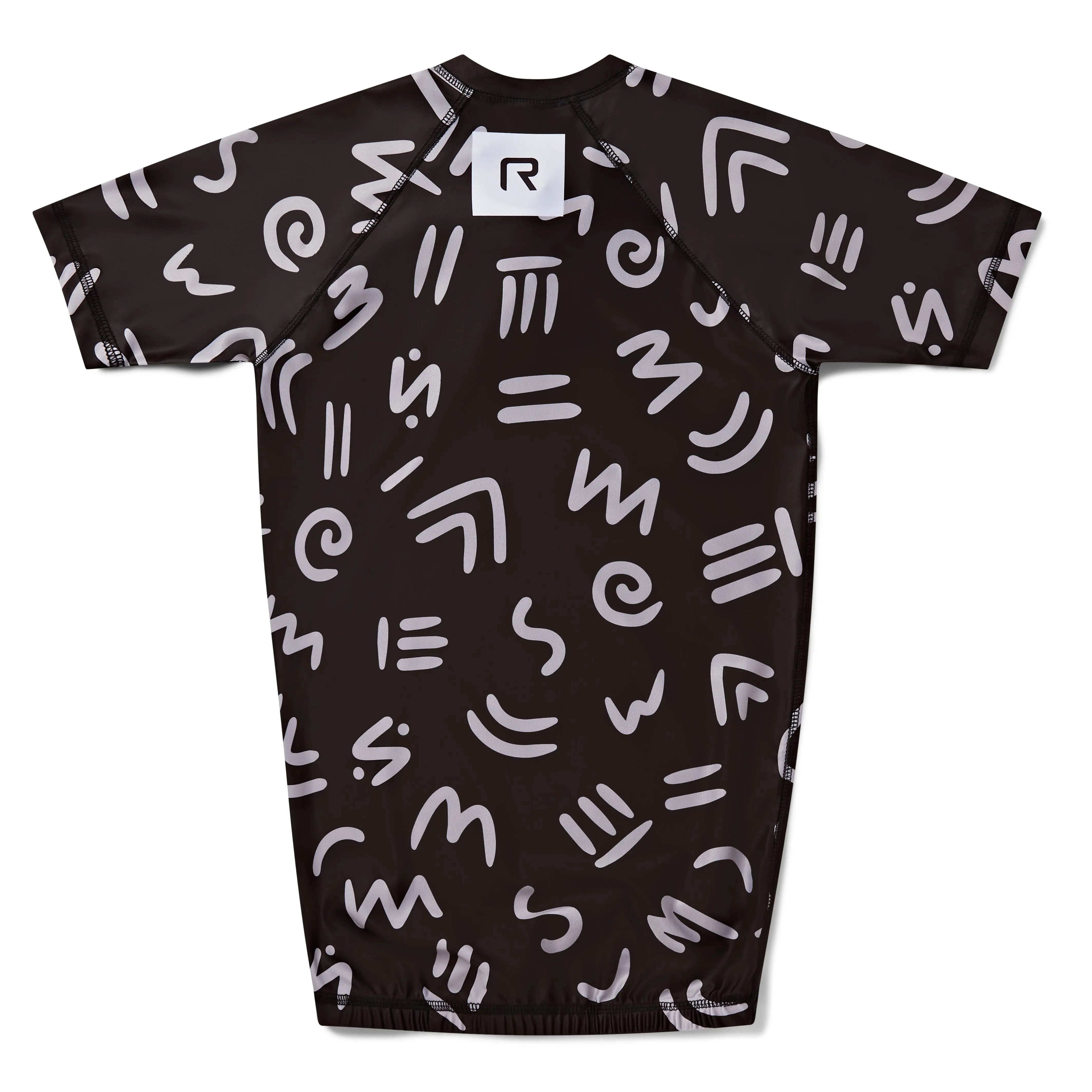 R1:23 Rashguard Black - REEN Jiu Jitsu