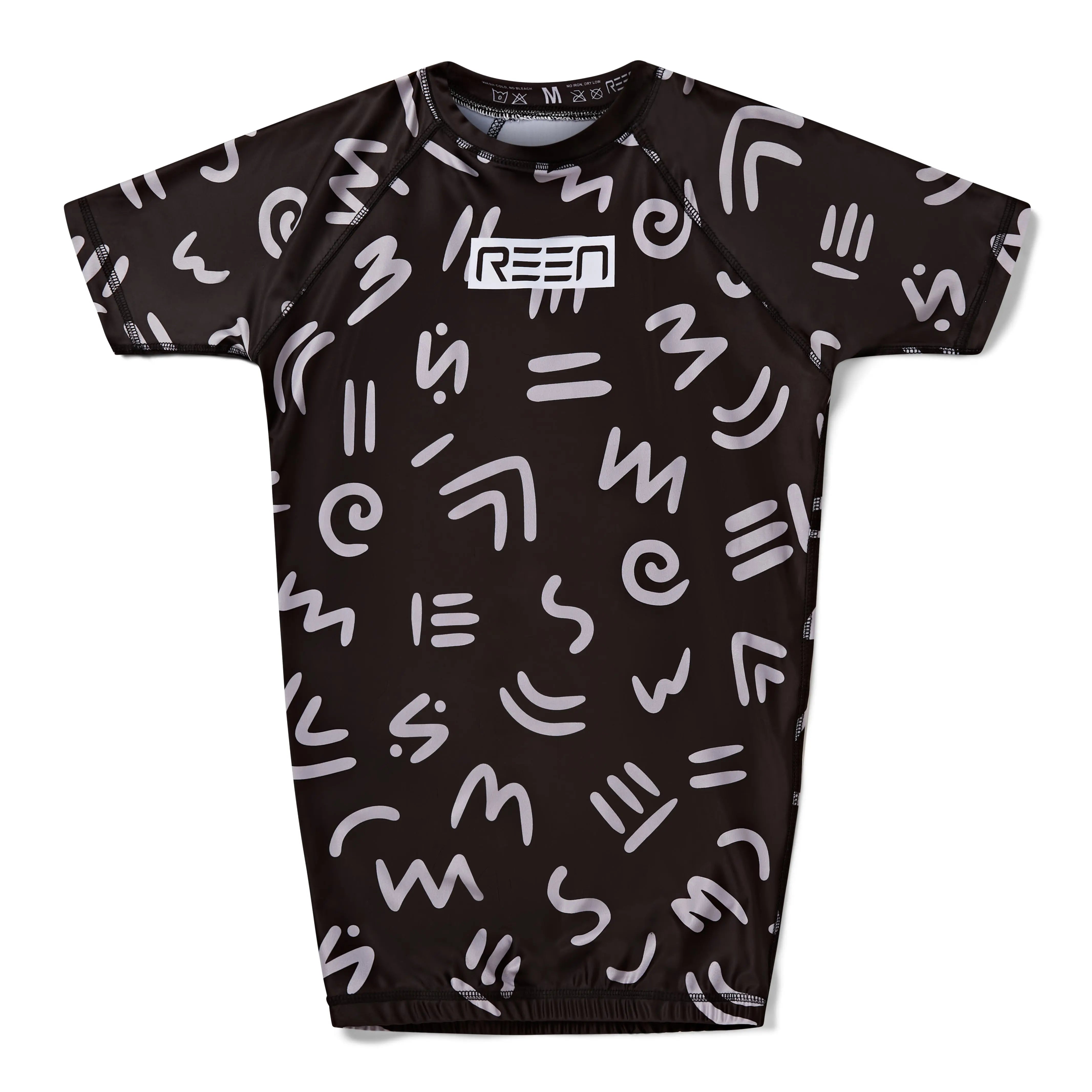 R1:23 Rashguard Black - REEN Jiu Jitsu